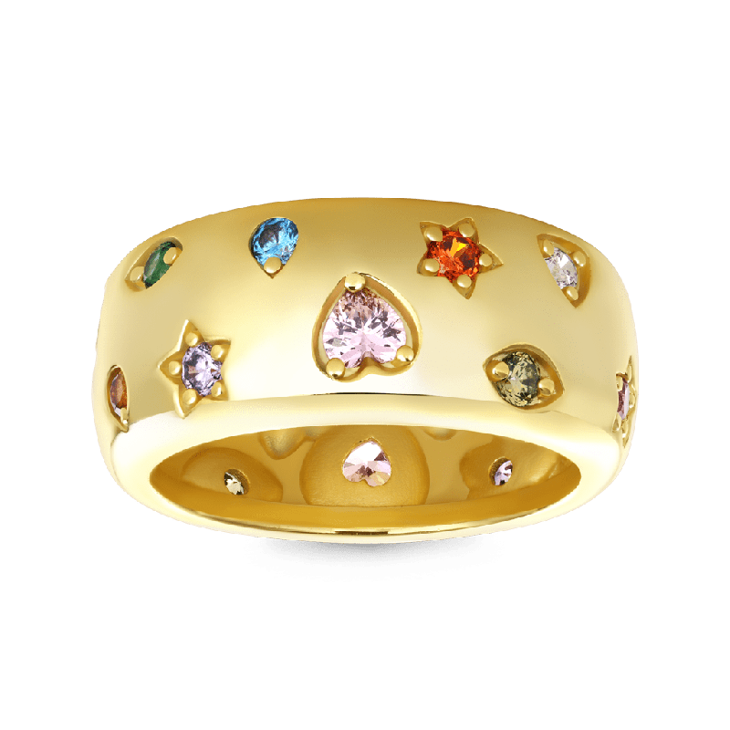 Fancy Color Mixed Vintage Ring