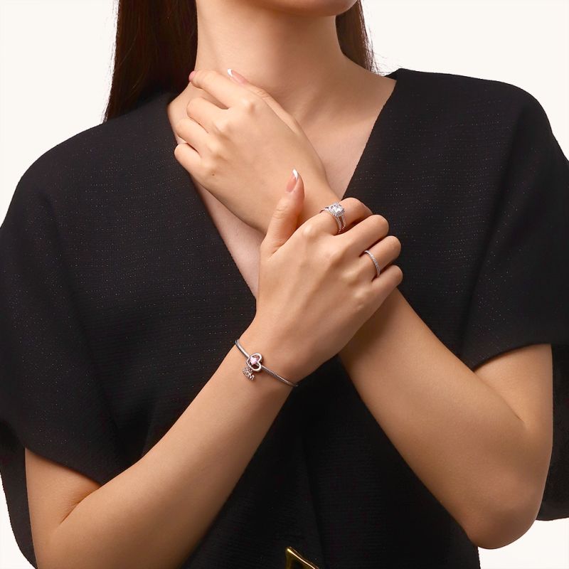 Mothers Day Love Heart Charm