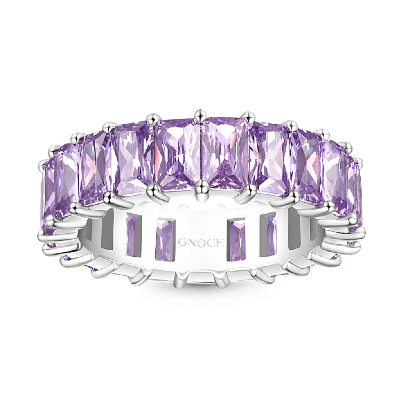 Baguette Cut Eternity Band Ring