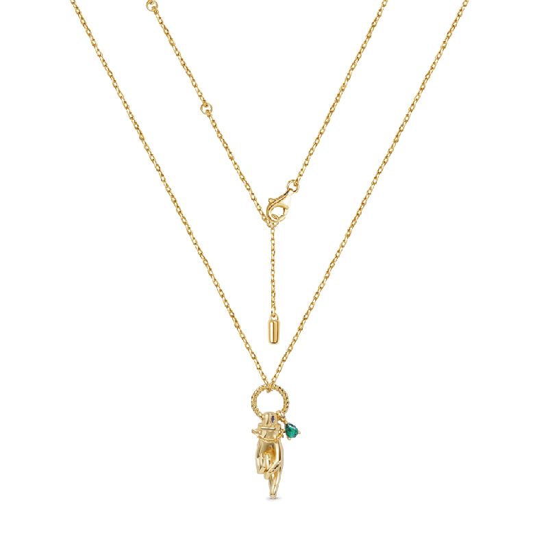 Get Lucky Gesture Twisted Rope Necklace