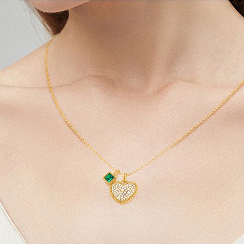 Emerald Princess Twisted Rope Necklace