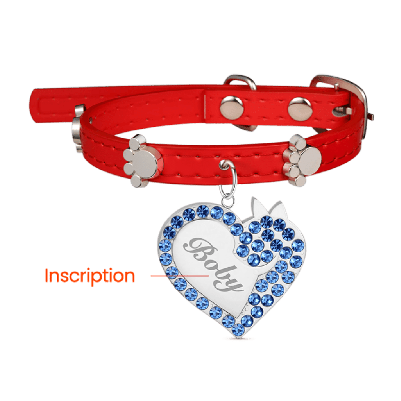 Heart Pet Tag & Collar Anti-Lost