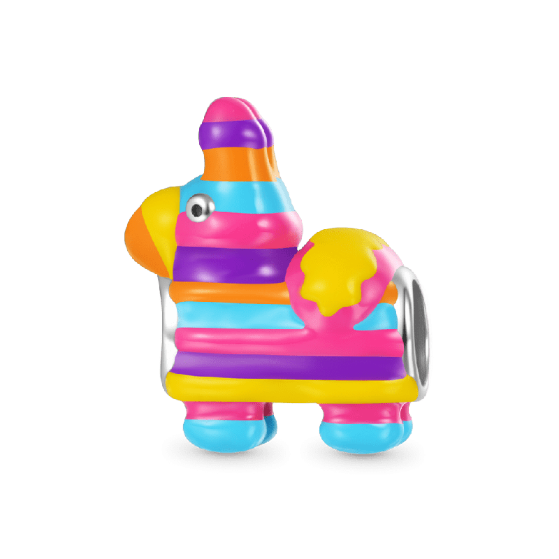 Colorful Donkey Pinata Charm