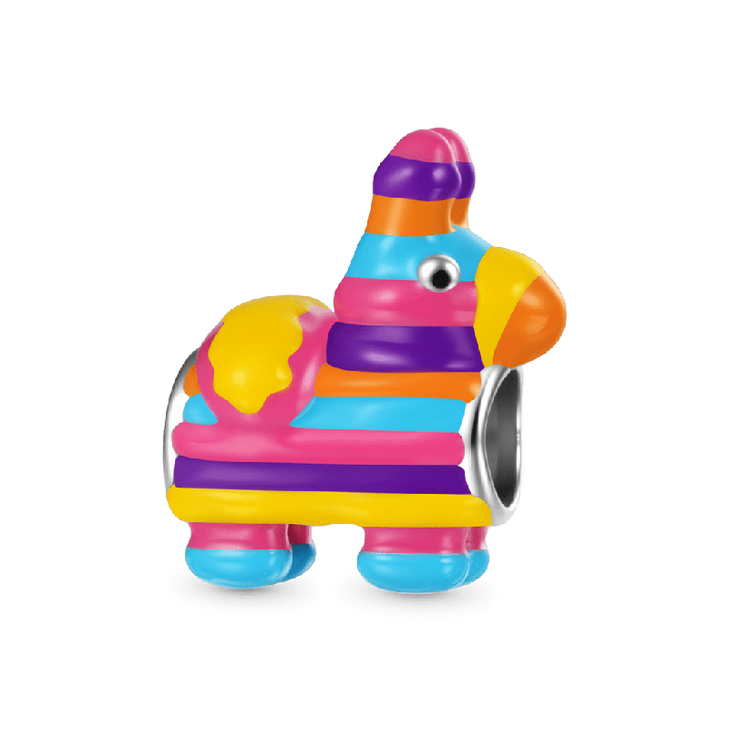 Colorful Donkey Pinata Charm