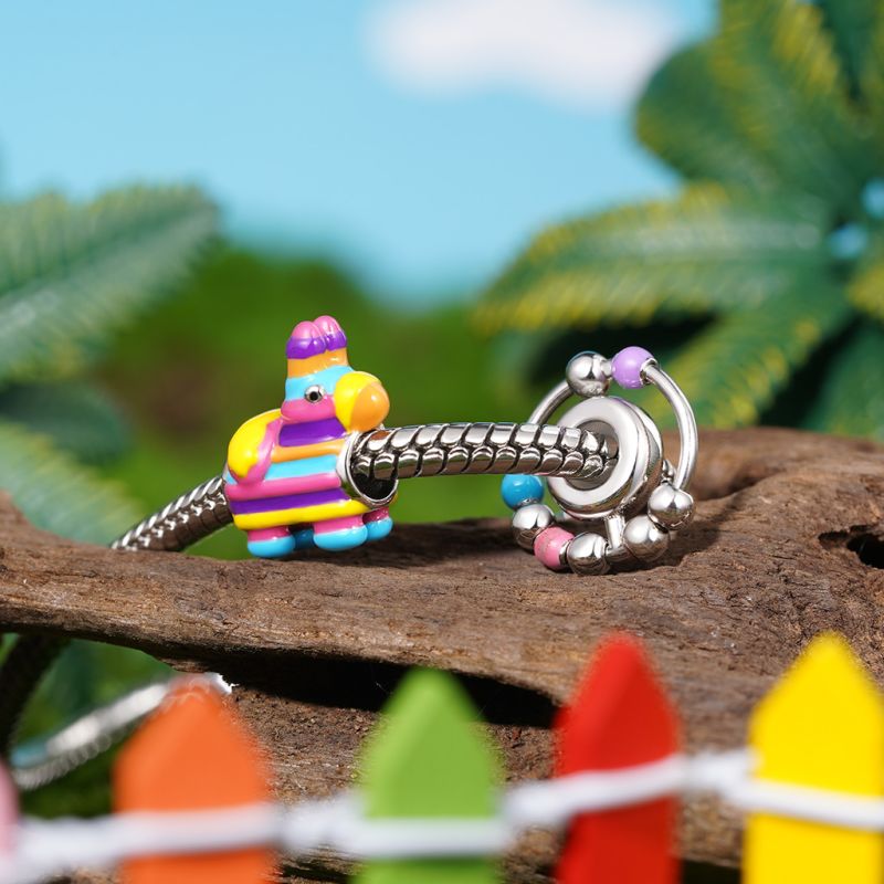 Colorful Donkey Pinata Charm