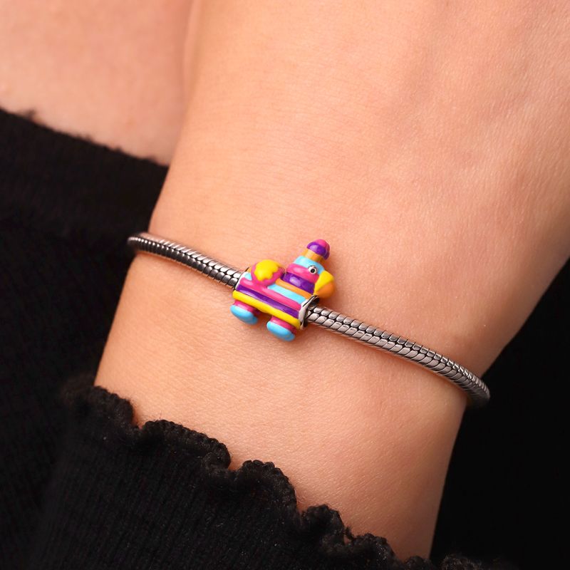 Colorful Donkey Pinata Charm