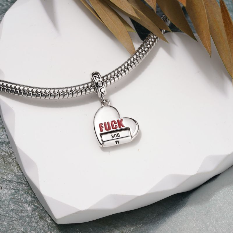 Rotating FUCK World Pendant