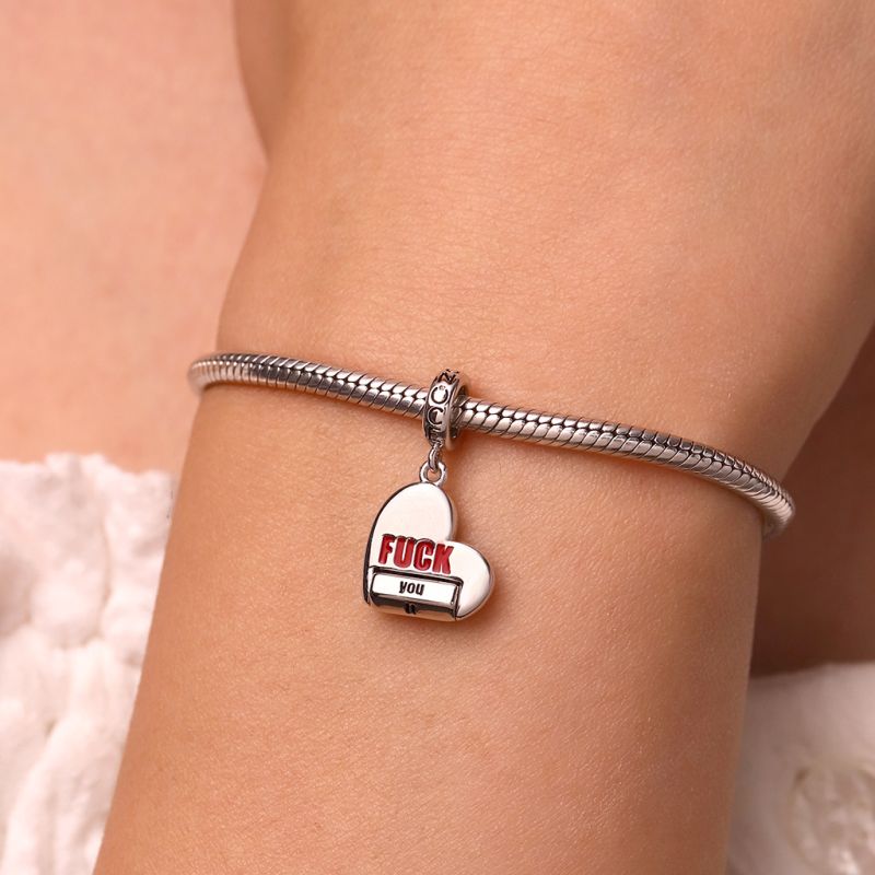 Rotating FUCK World Pendant