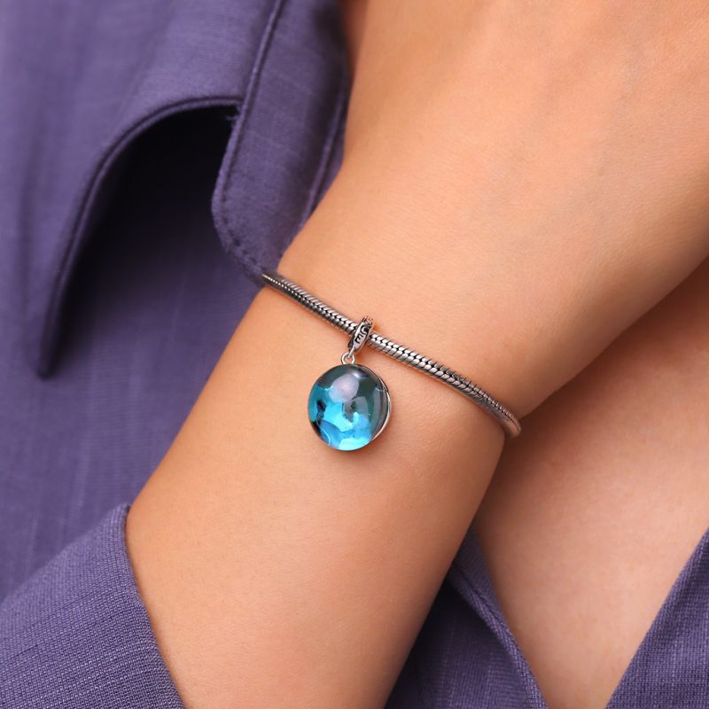 Hammerhead Shark Glass Pendant