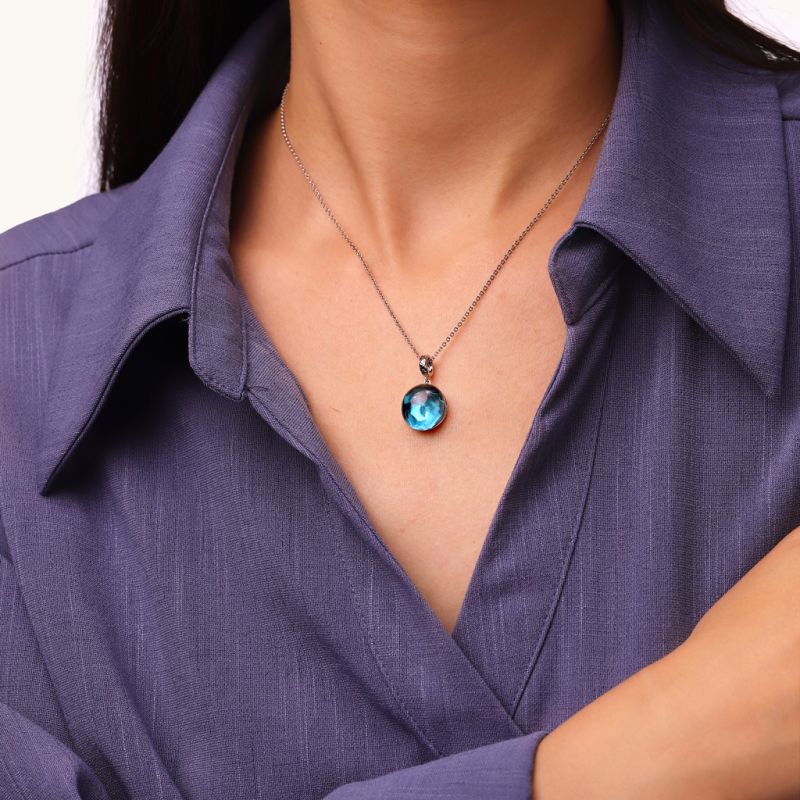 Hammerhead Shark Glass Pendant