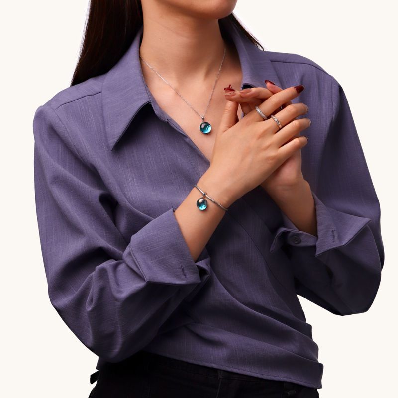 Sea Turtle Glass Pendant