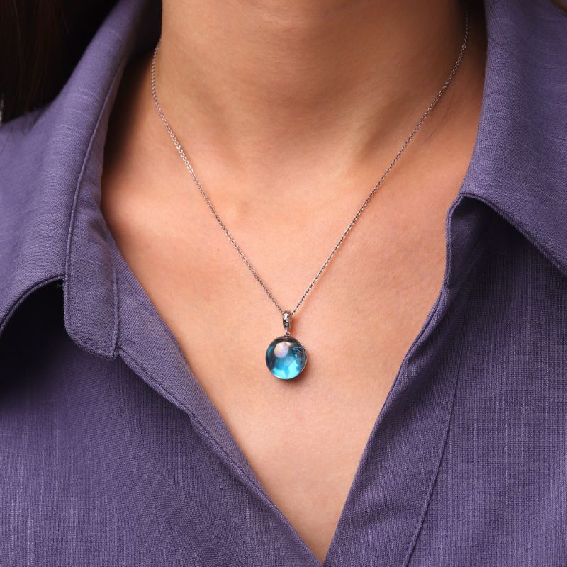 Sea Turtle Glass Pendant