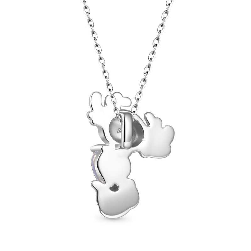 Mexican Axolotl Moonstone Necklace