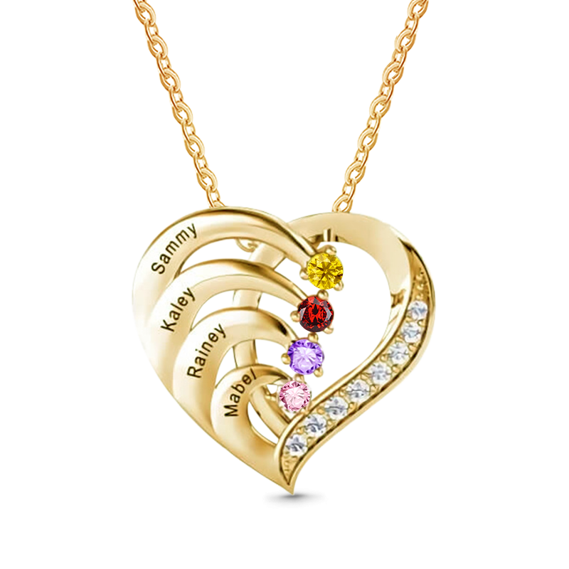 Personalized Heart Necklace
