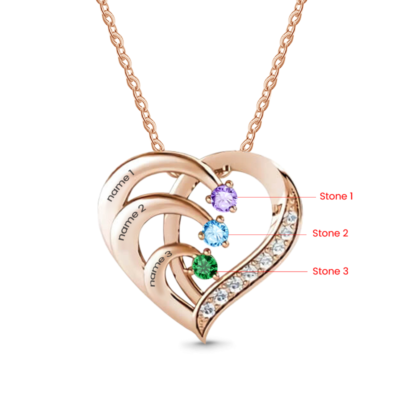 Personalized Heart Necklace