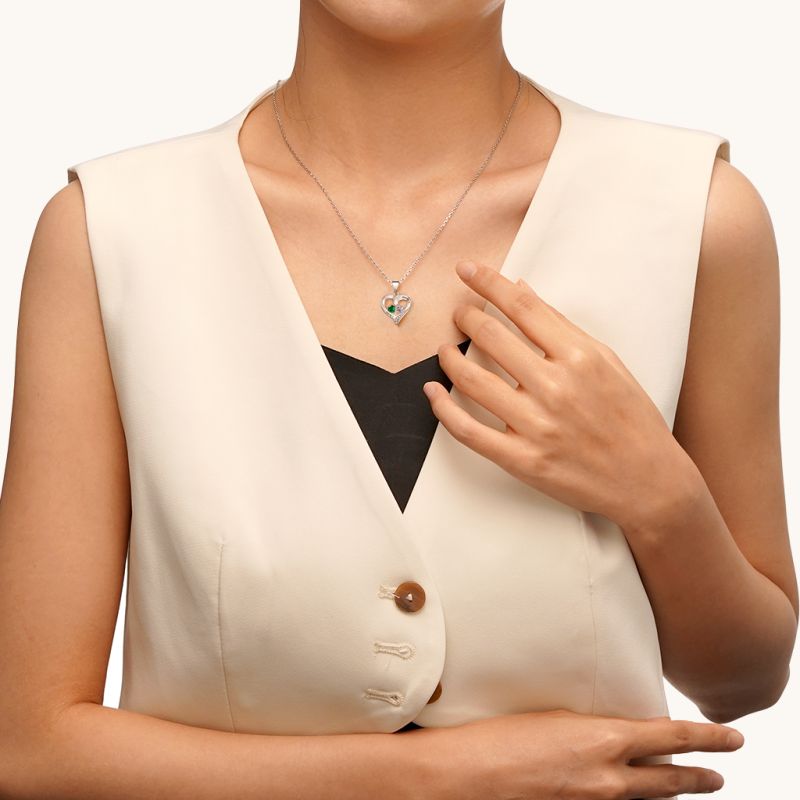 Heart Diamonds Necklace