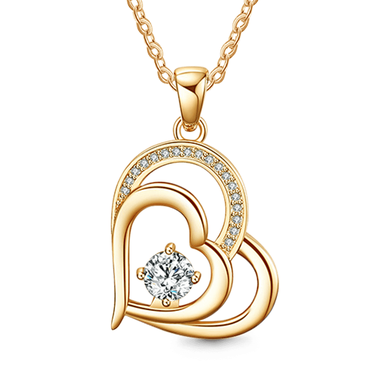 Double Love Heart Necklace