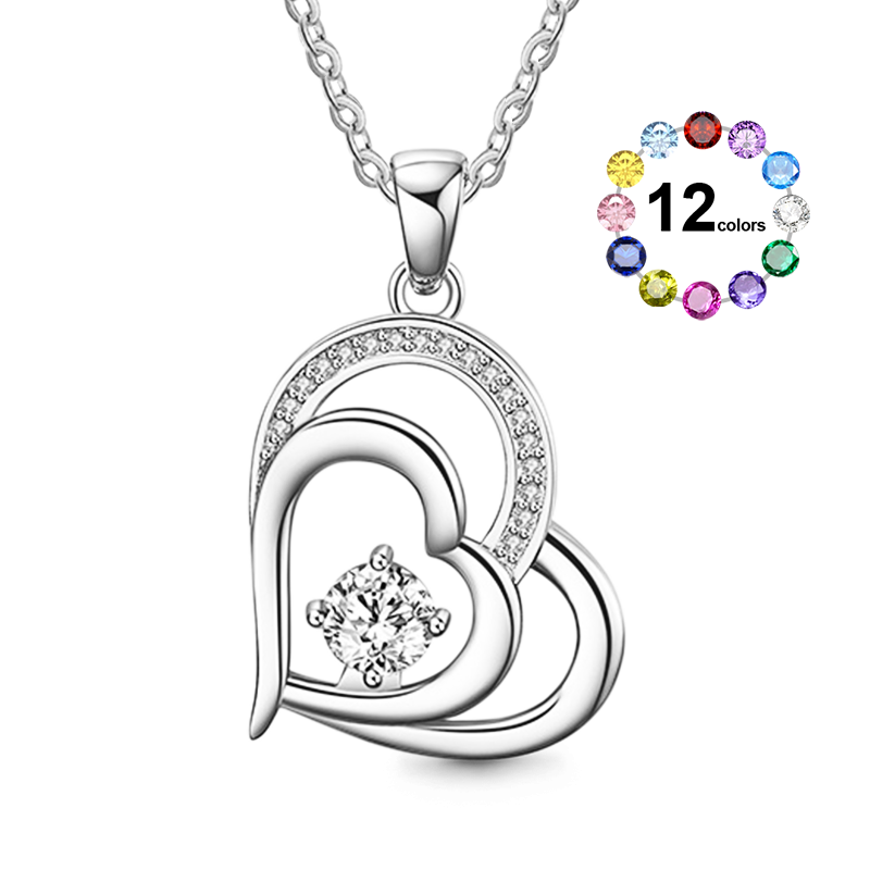 Double Love Heart Necklace