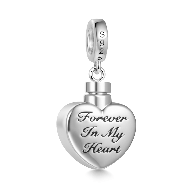 Mum Heart Memorial Urn Ashes Pendant