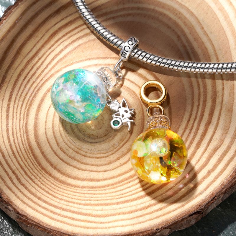 Elf Star Quicksand Bottle Pendant