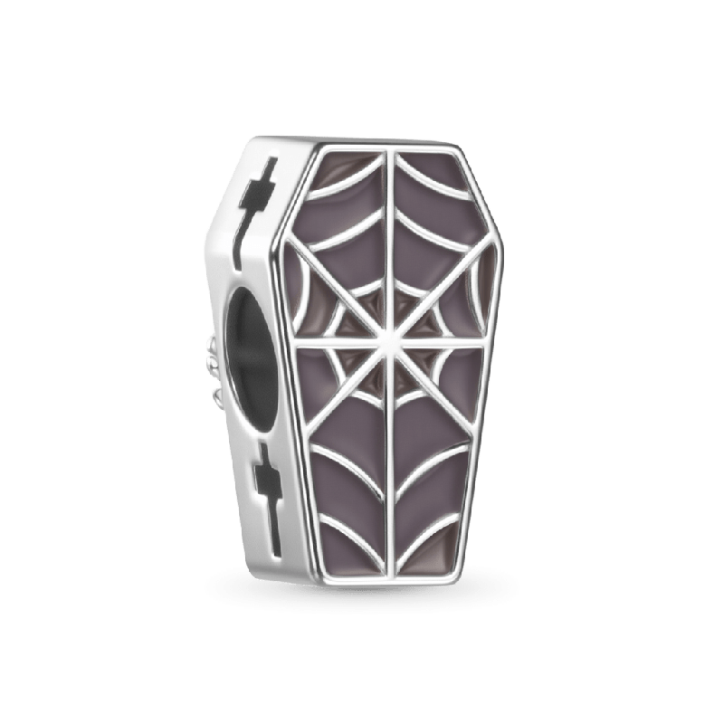 Halloween Skull Coffin Charm