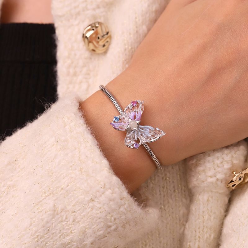 Sparkling Colorful Butterfly Stopper