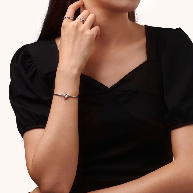 Mothers Day Heart Charm