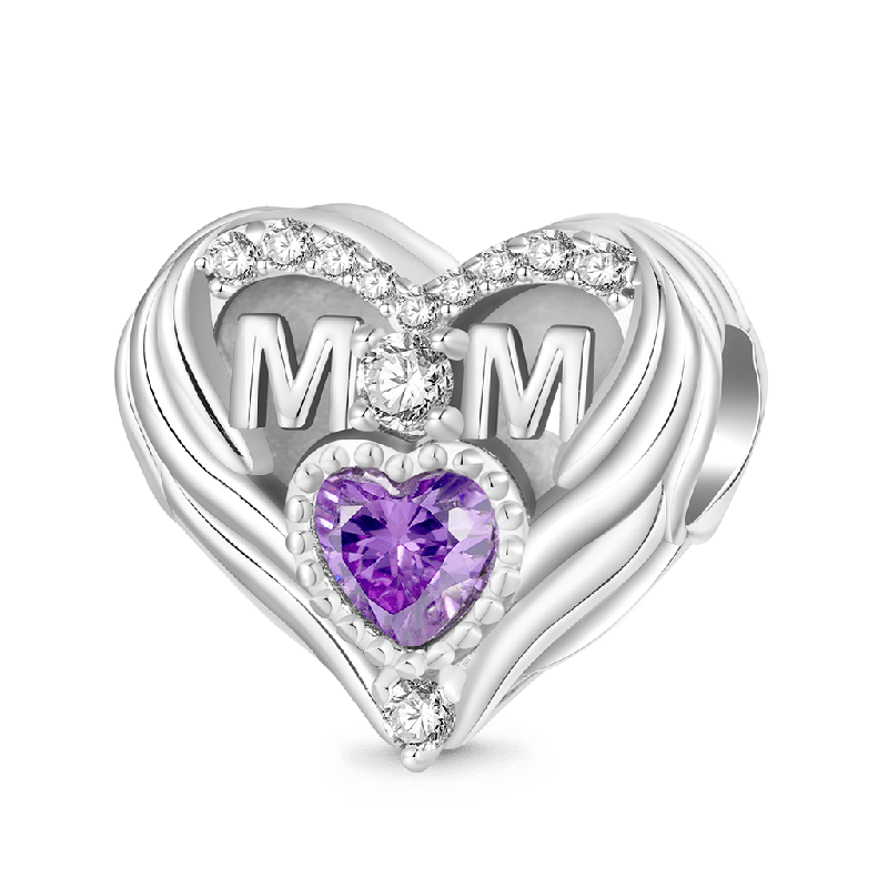 Mothers Day Heart Charm