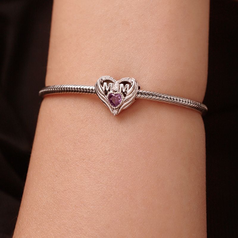 Mothers Day Heart Charm