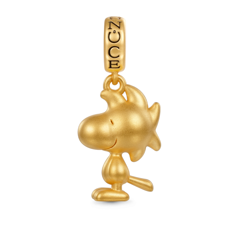 18k Gold Woodstock Pendant