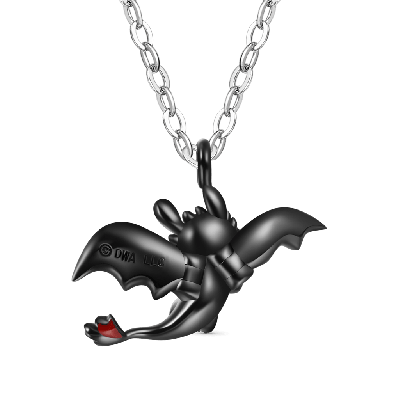 Toothless Flapping Wings Necklace