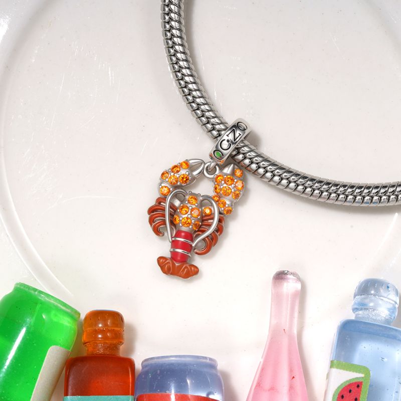 Heated Color-changing Lobster Pendant