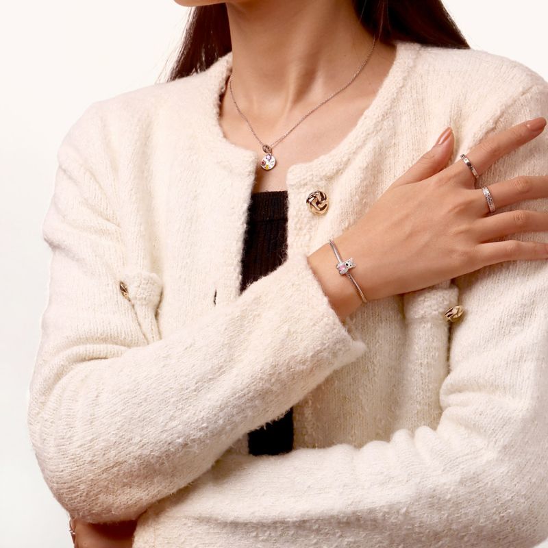 West Highland Puppy Embraces Love Charm