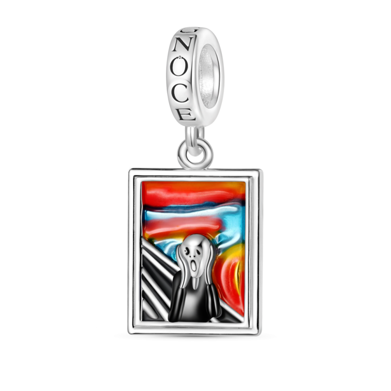 Horror Chewing Scream Pendant