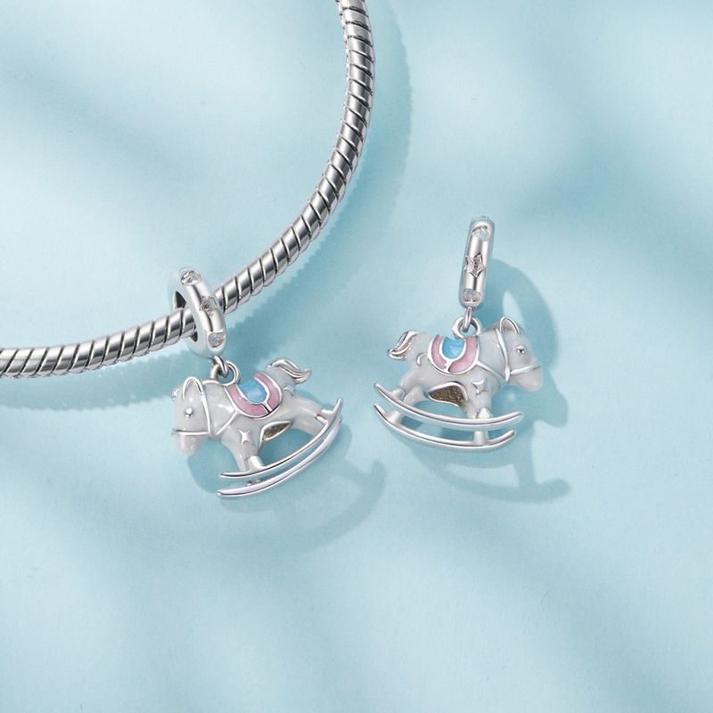 Exquisite Wooden Horse Pendant