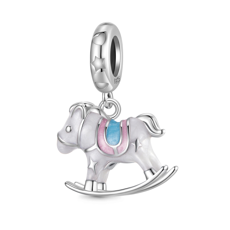 Exquisite Wooden Horse Pendant