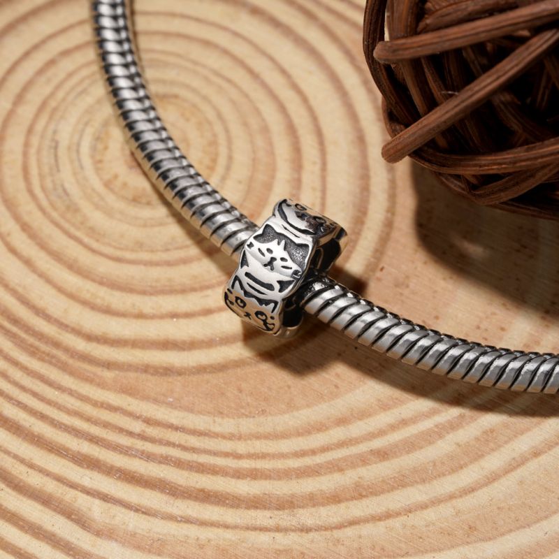 Black Graffiti Cat Stopper