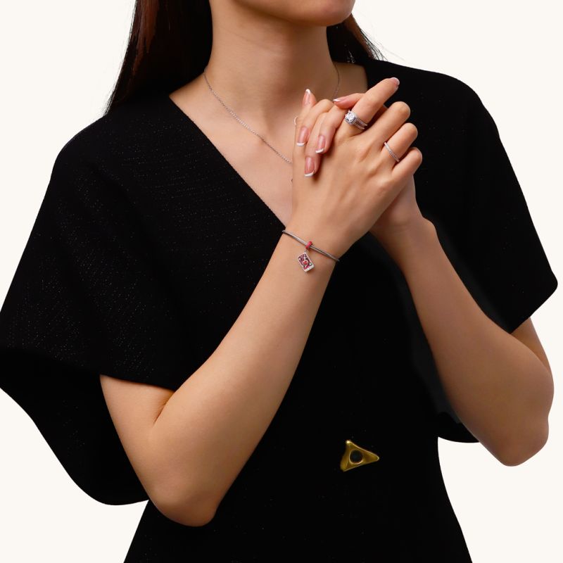 Tarot Red Swords Pendant