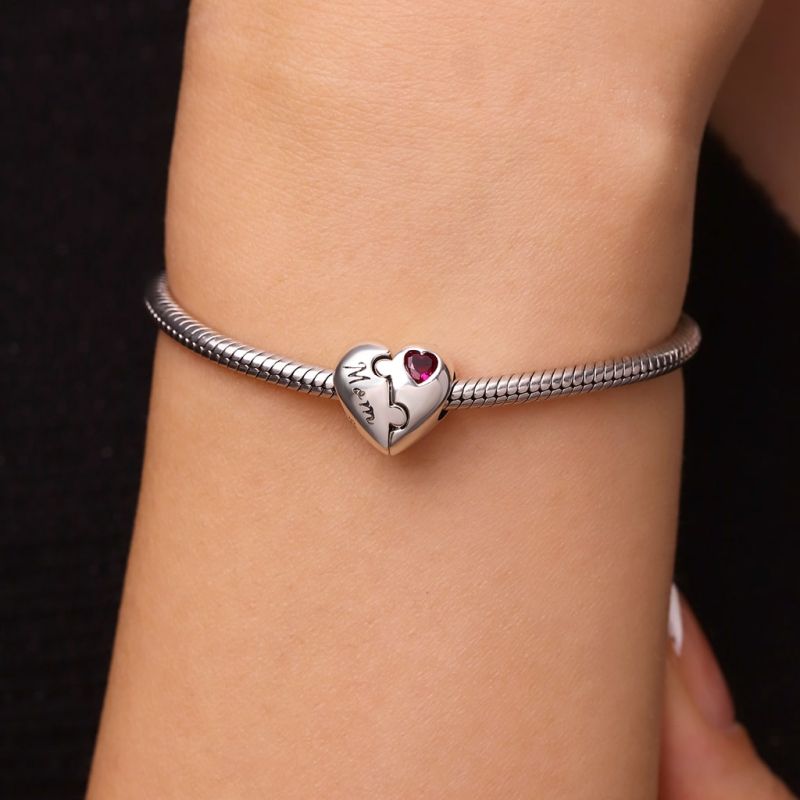Mom Daughter Puzzle of Love Charm