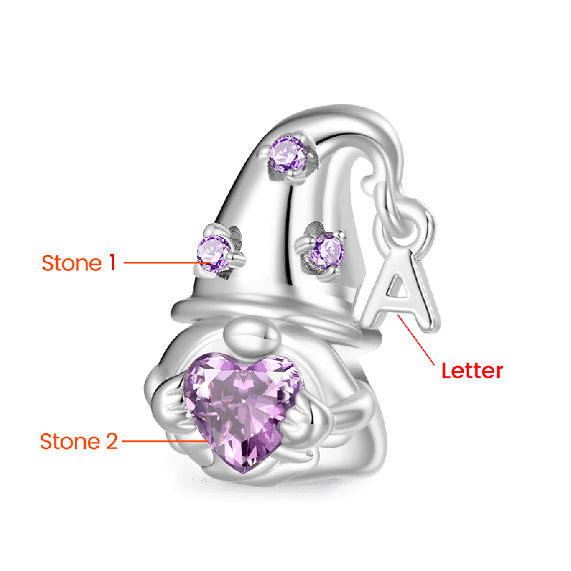 Sweet Gnome Embraces Birthstone Charm