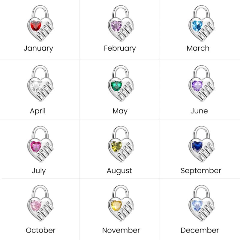 Lock with a Love Code Charm