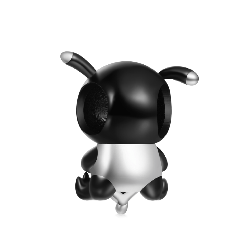 Malayan Tapir Embraces Heart Charm