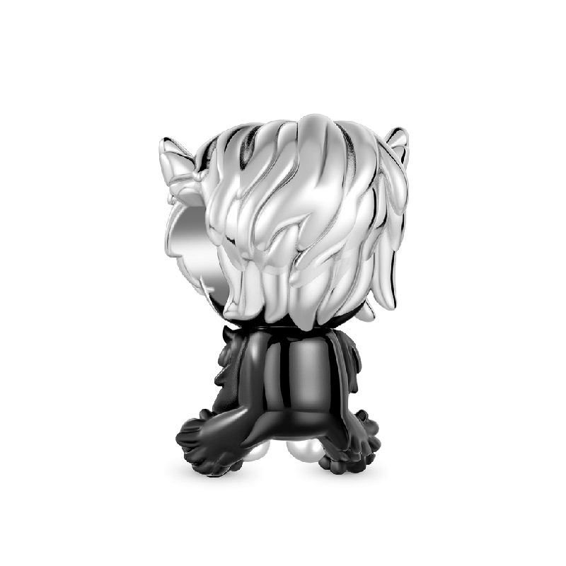 Skull Highland Cow Charm