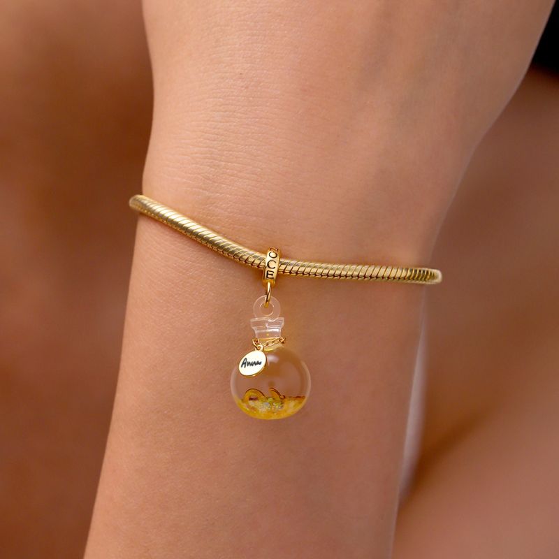 Sequin Luminous Quicksand Bottle Pendant