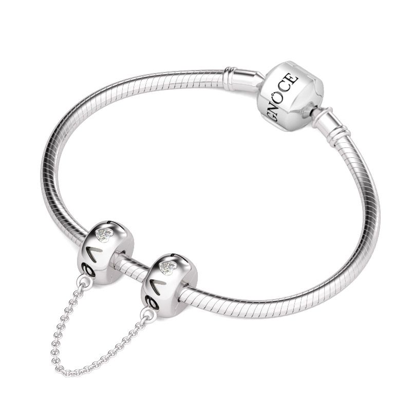 Safety Chain Engraved Love