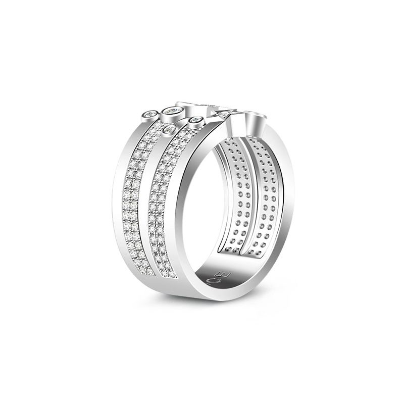 Shining Stars Open Ring