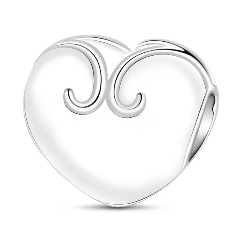 Heart Shape Pearl Charm