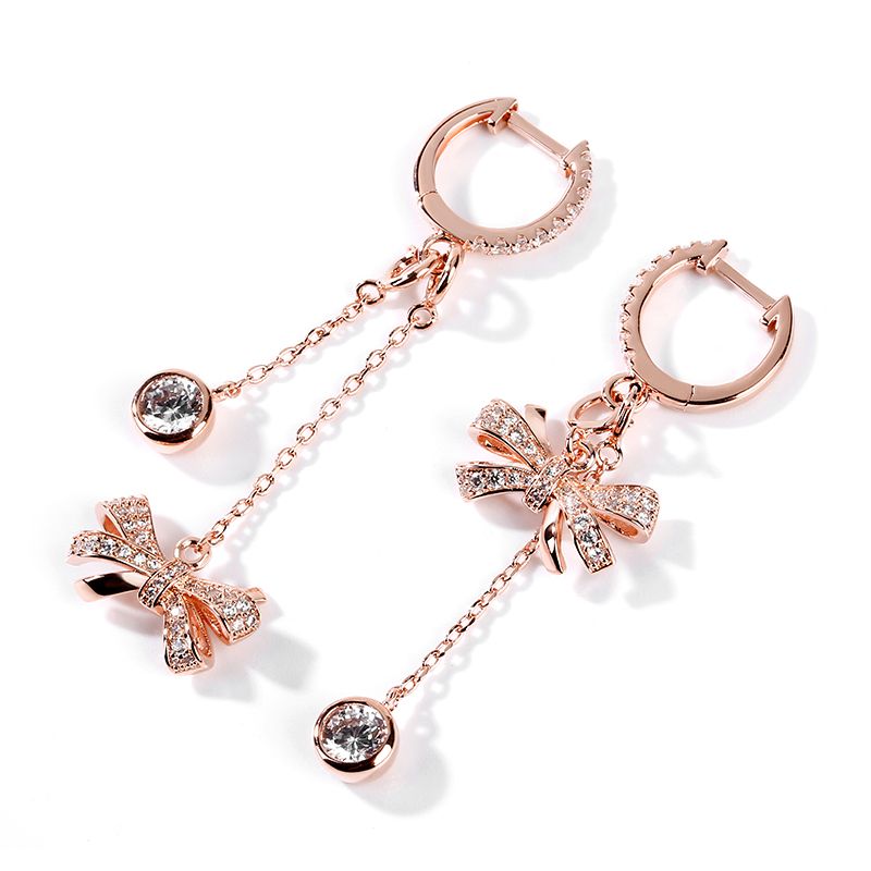 Infinite Love Rose Gold Earrings