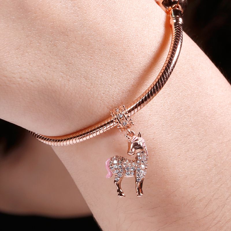 Pink Unicorn Pendant