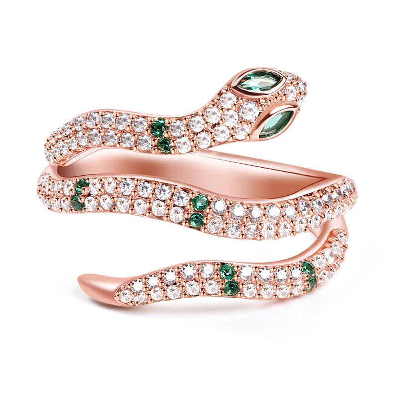 Rose Gold Snake Ring